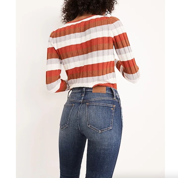 Madewell Slim Straight Jeans in Hammond Wash - Picture 2 of 15